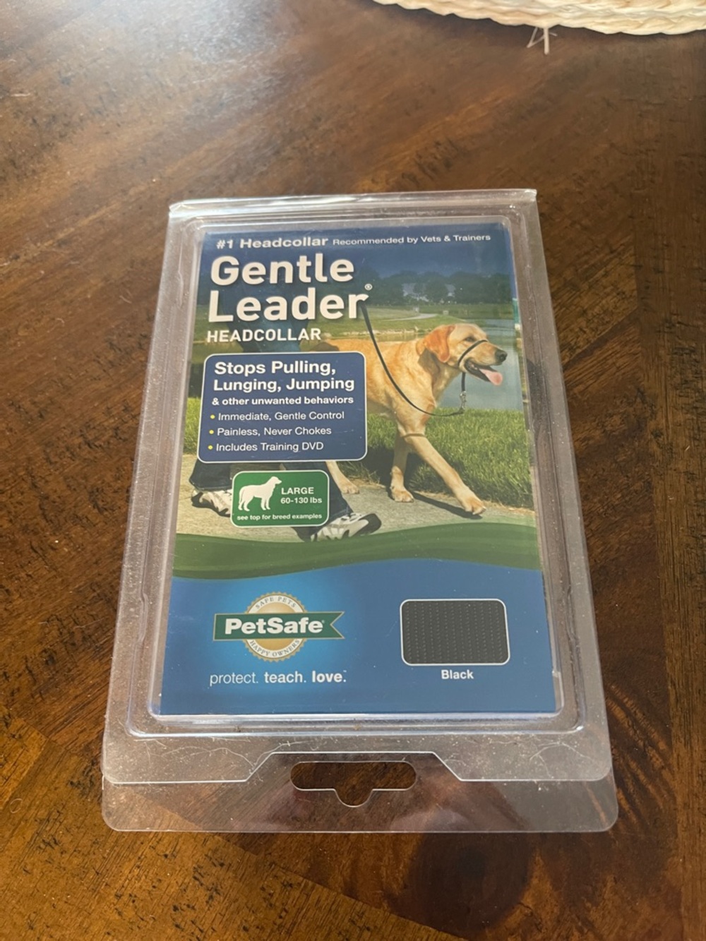 PetSafe Gentle Leader Headcollar - Blue and Green Packaging